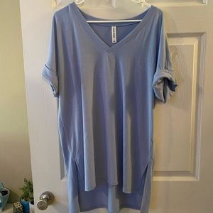 Zenana Blue Casual Top